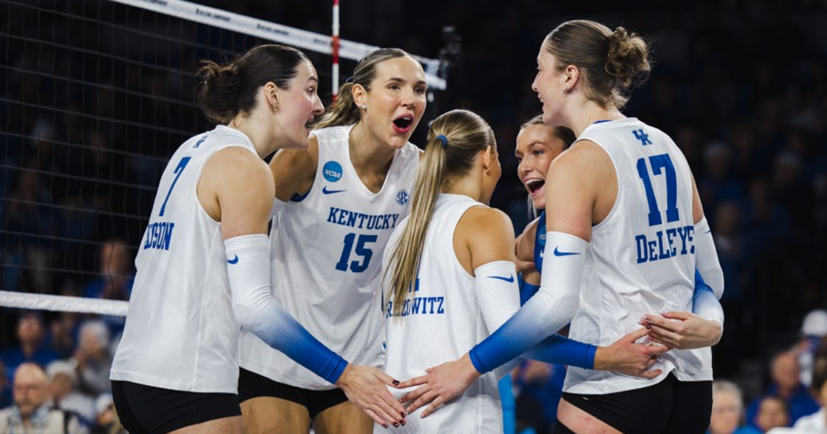 Kentucky VB sweeps Creighton, advances to program's second Final Four