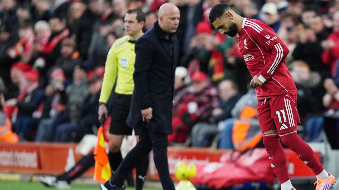Mohamed Salah comes on as a sub in 25th minute for Liverpool vs. Brighton - ESPN